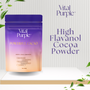 A picture of the High Flavanol Cocoa Powder from Vital Purple