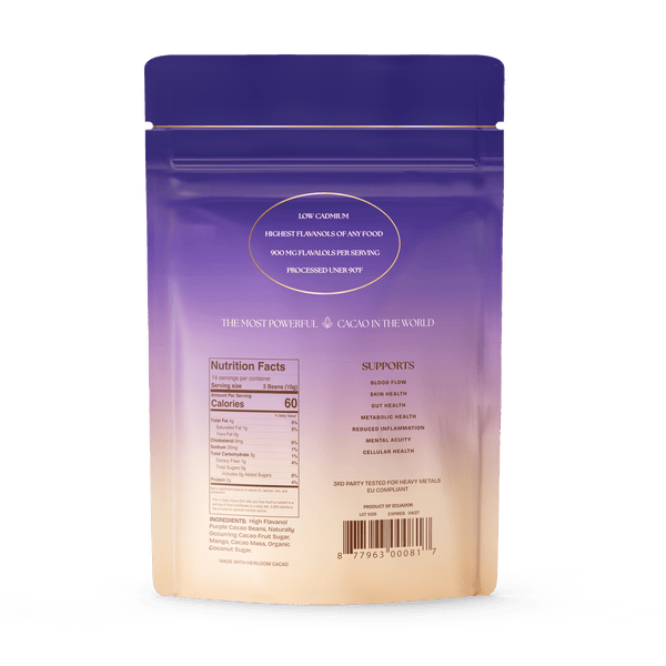 Energy Bites: Flavanol Rich Chocolate Covered Cocoa Seeds - Vital Purple