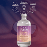 MCT Oil - Fractionated Coconut Oil - C8 - Organically Grown - Vital Purple