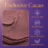 Organic High Flavanol Cocoa Powder | Purple Cacao Powder | 25% Fat - Vital Purple