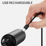Powerful, Rechargeable Coffee/Cacao Frother Dual Coil Whisk Head Electric - Vital Purple